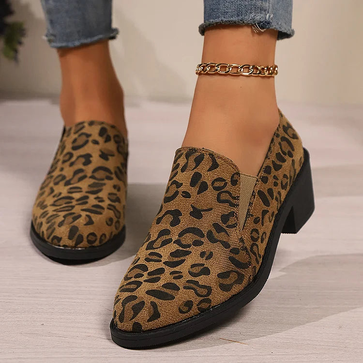 Angélique™ | Mocassin Léopard Chic