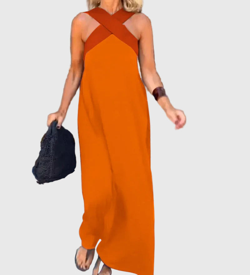 Elena | Robe Maxi Fluide Raffinée