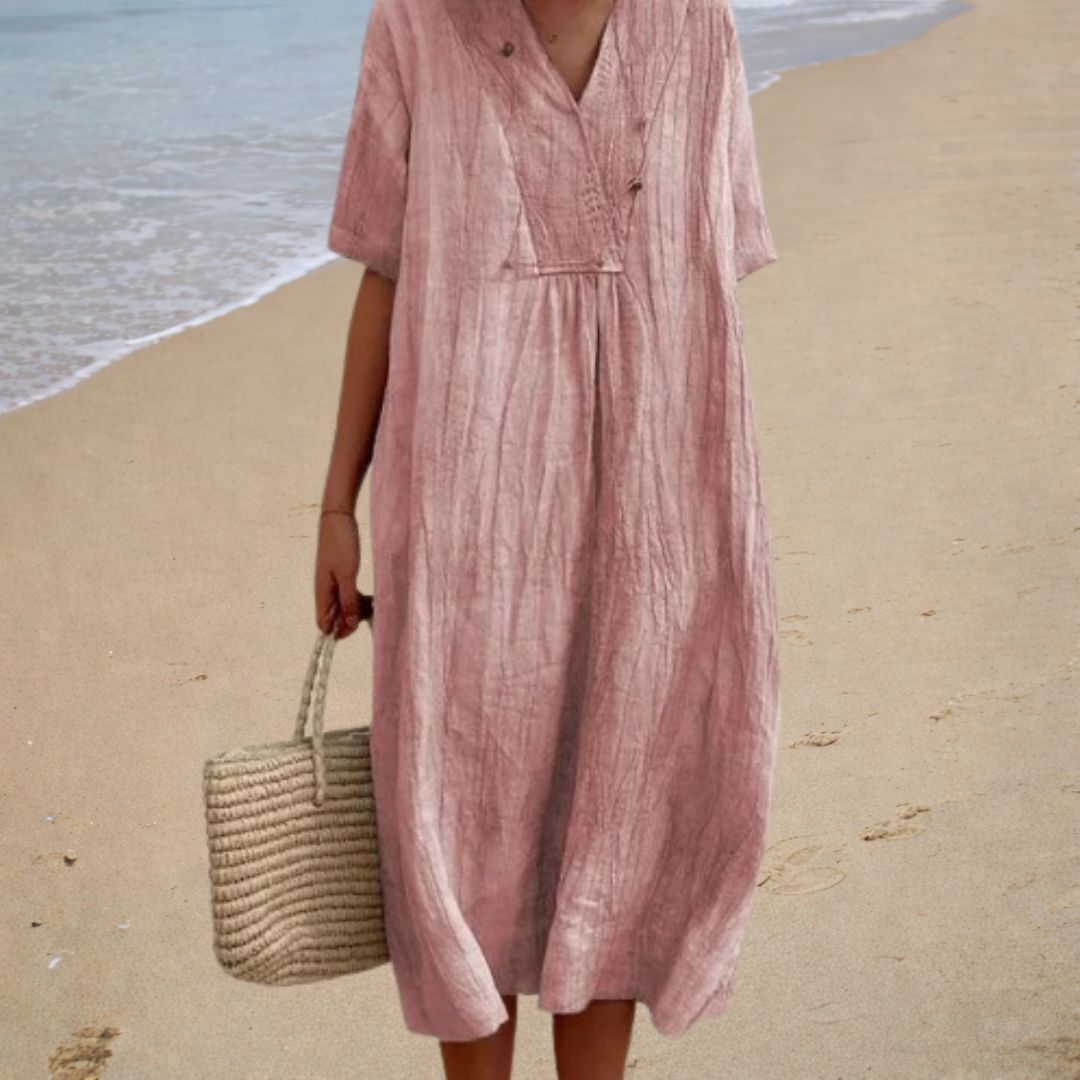 Yvonne | Robe d'Été Multi-Coloris Confortable