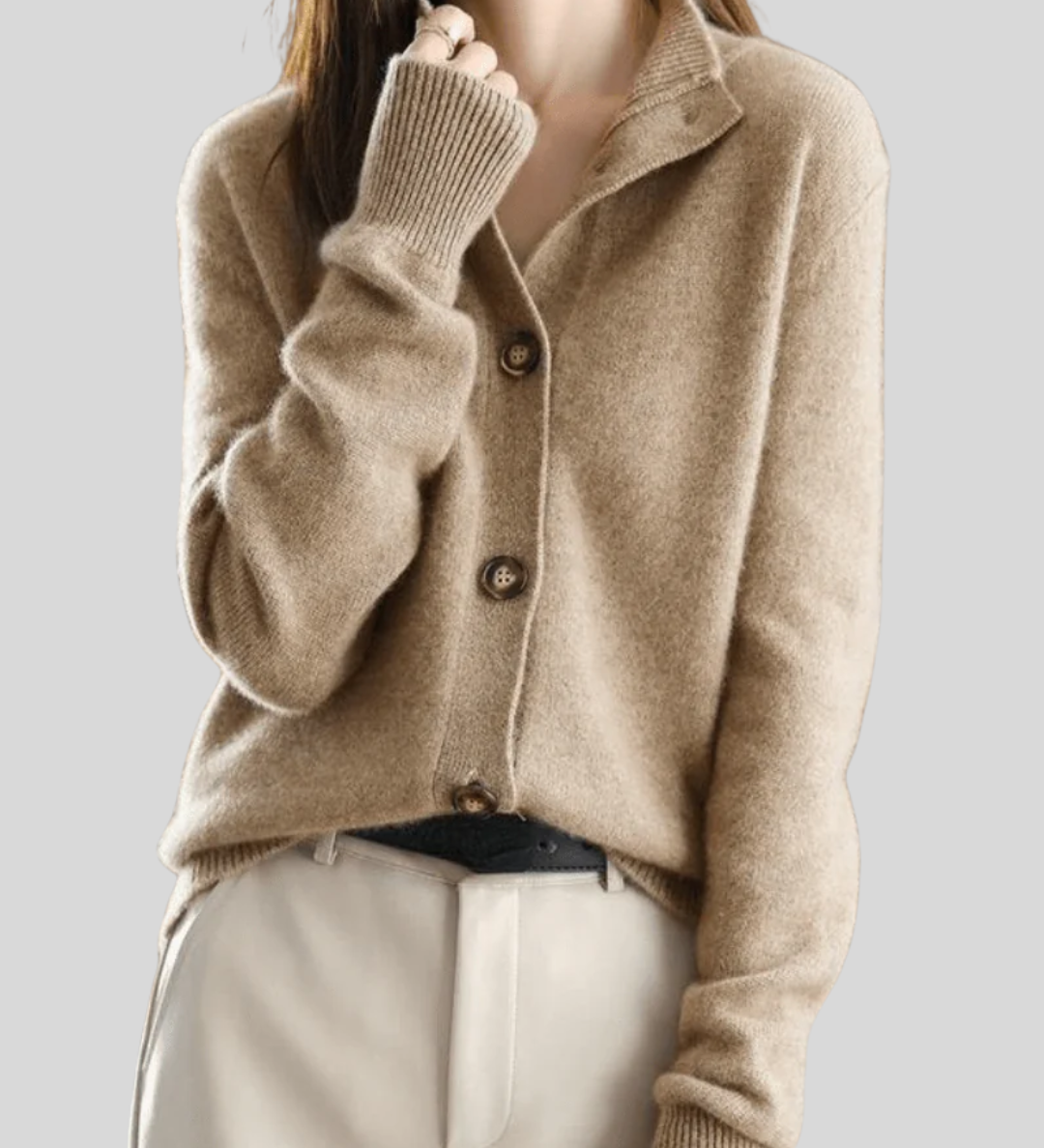 Claire | Cardigan Cachemire Style Vintage