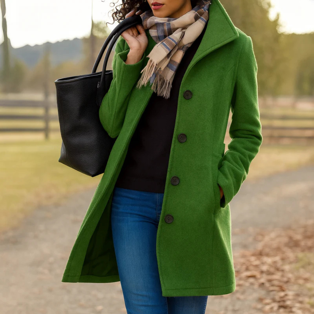 Aurora | Manteau Chic à Un Bouton