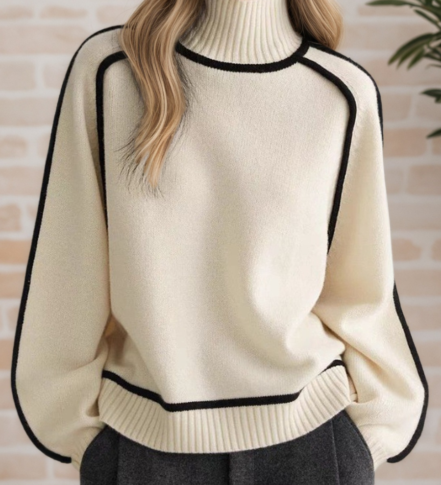 Donna | Pull Chic Col Haut