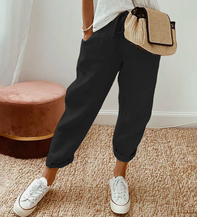 Céleste | Pantalon Fluide Confort Élégant