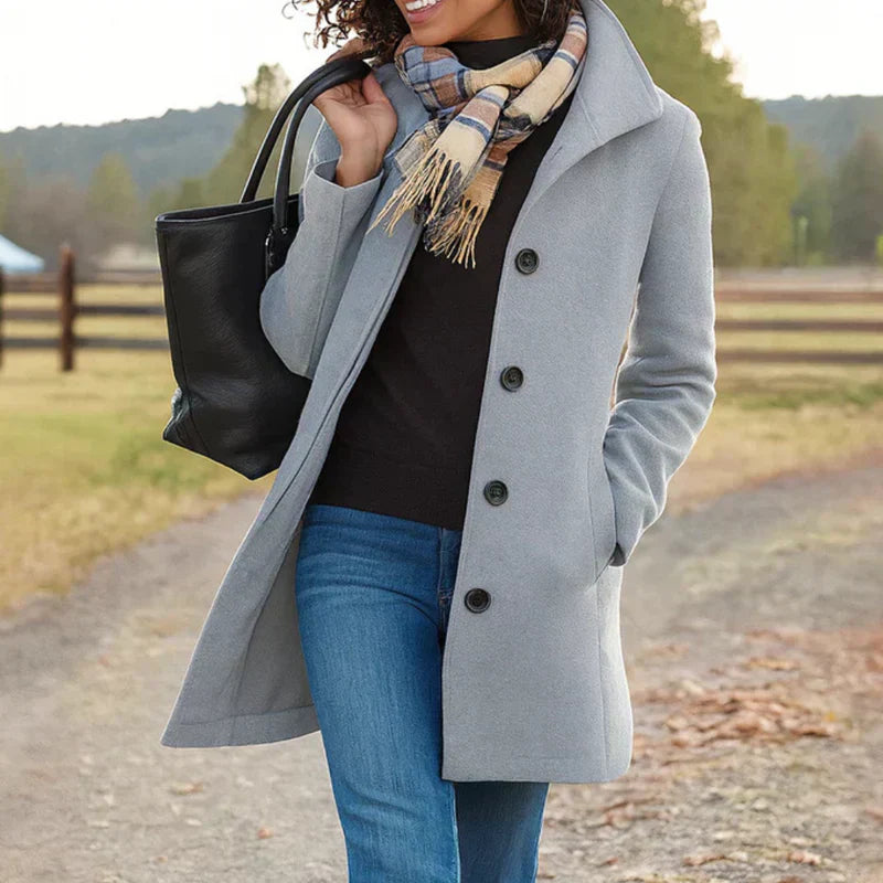 Aurora | Manteau Chic à Un Bouton