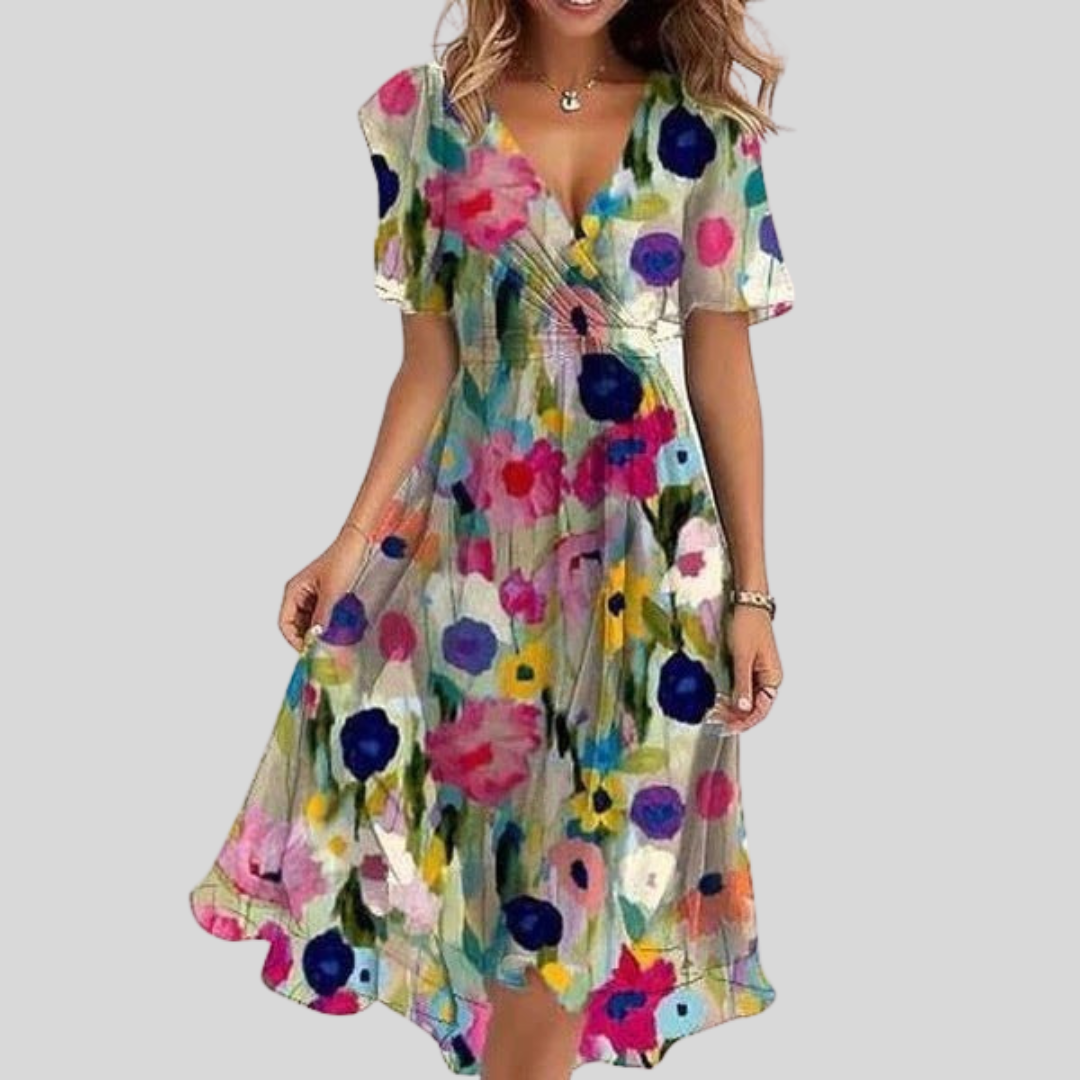 Élodie – Robe d'Été Élégante