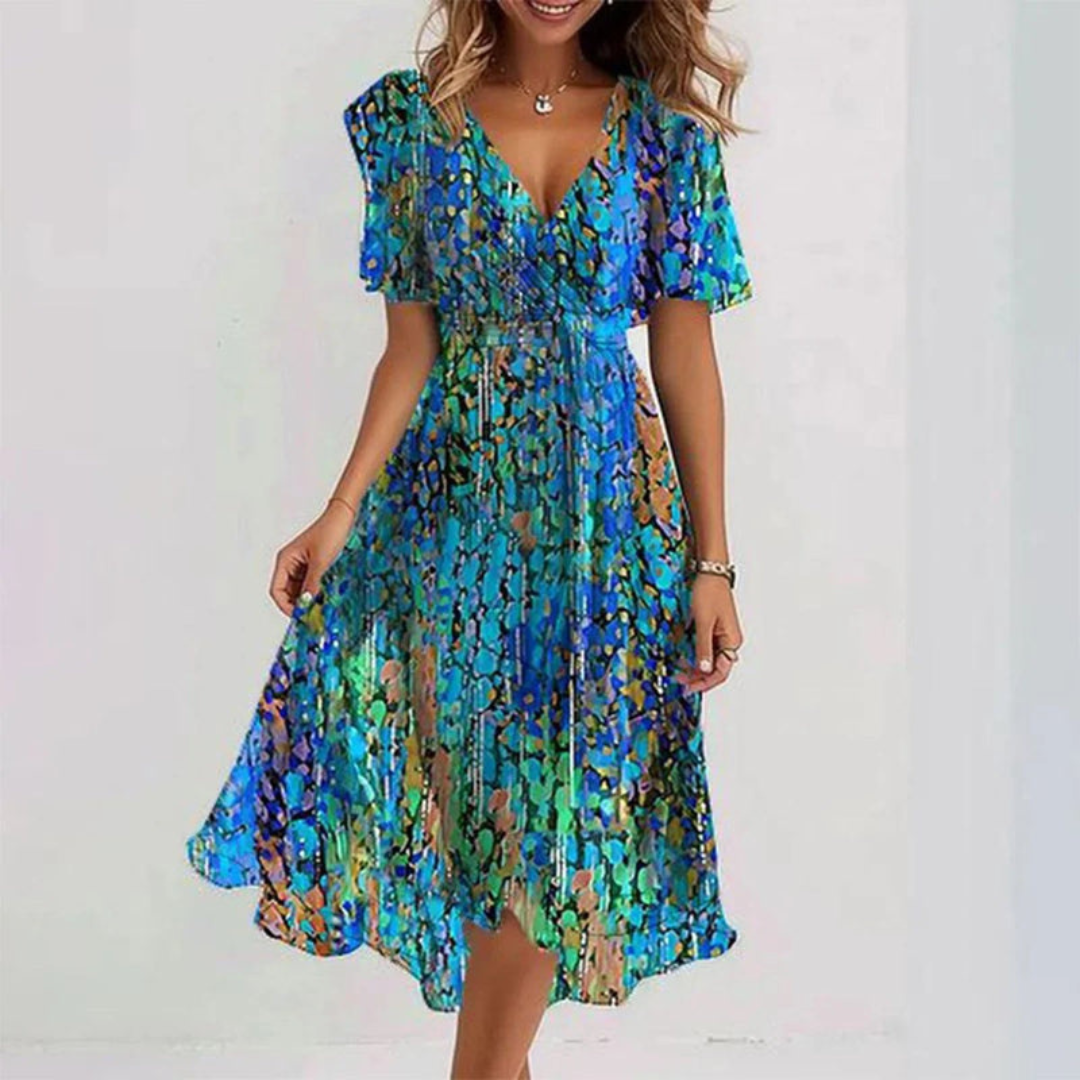 Élodie – Robe d'Été Élégante