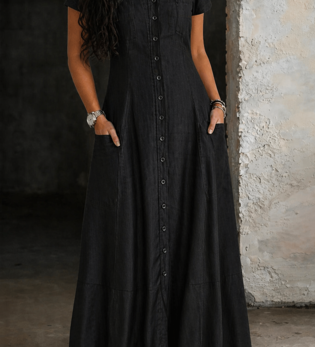 Eliza - Robe Longue en Jean