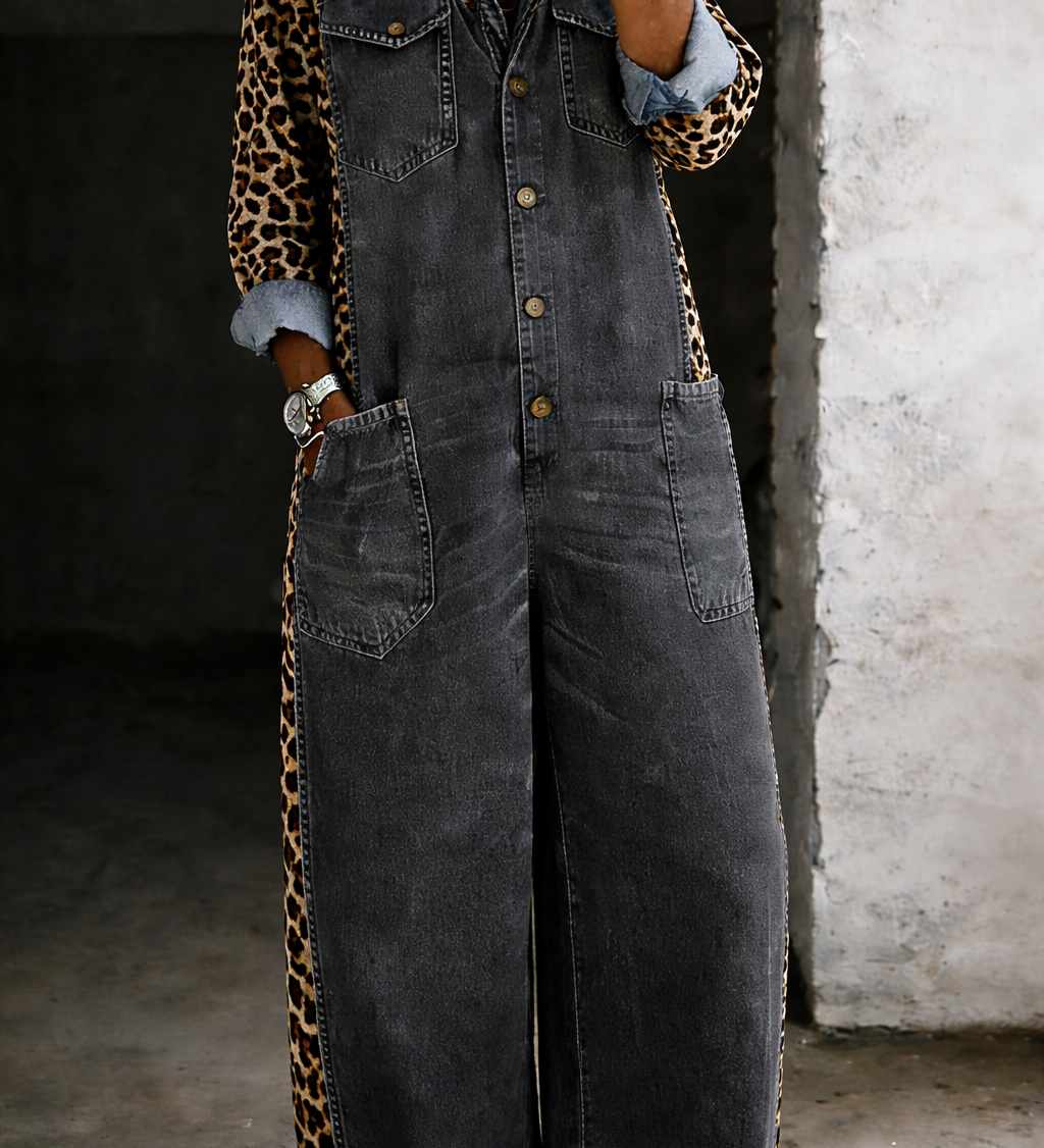 Inès - Combinaison en Denim