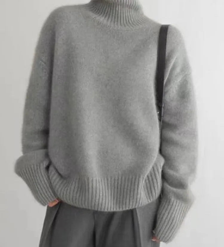 Amaya | Pull Col Roulé Cachemire Chic