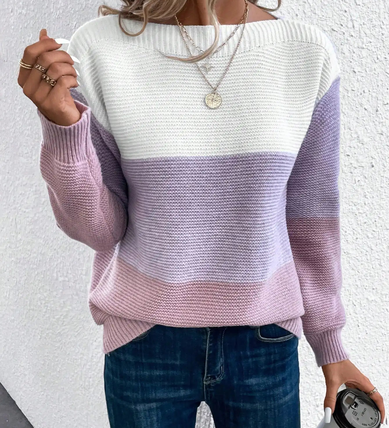 Grace | Pull Dégradé Enveloppant