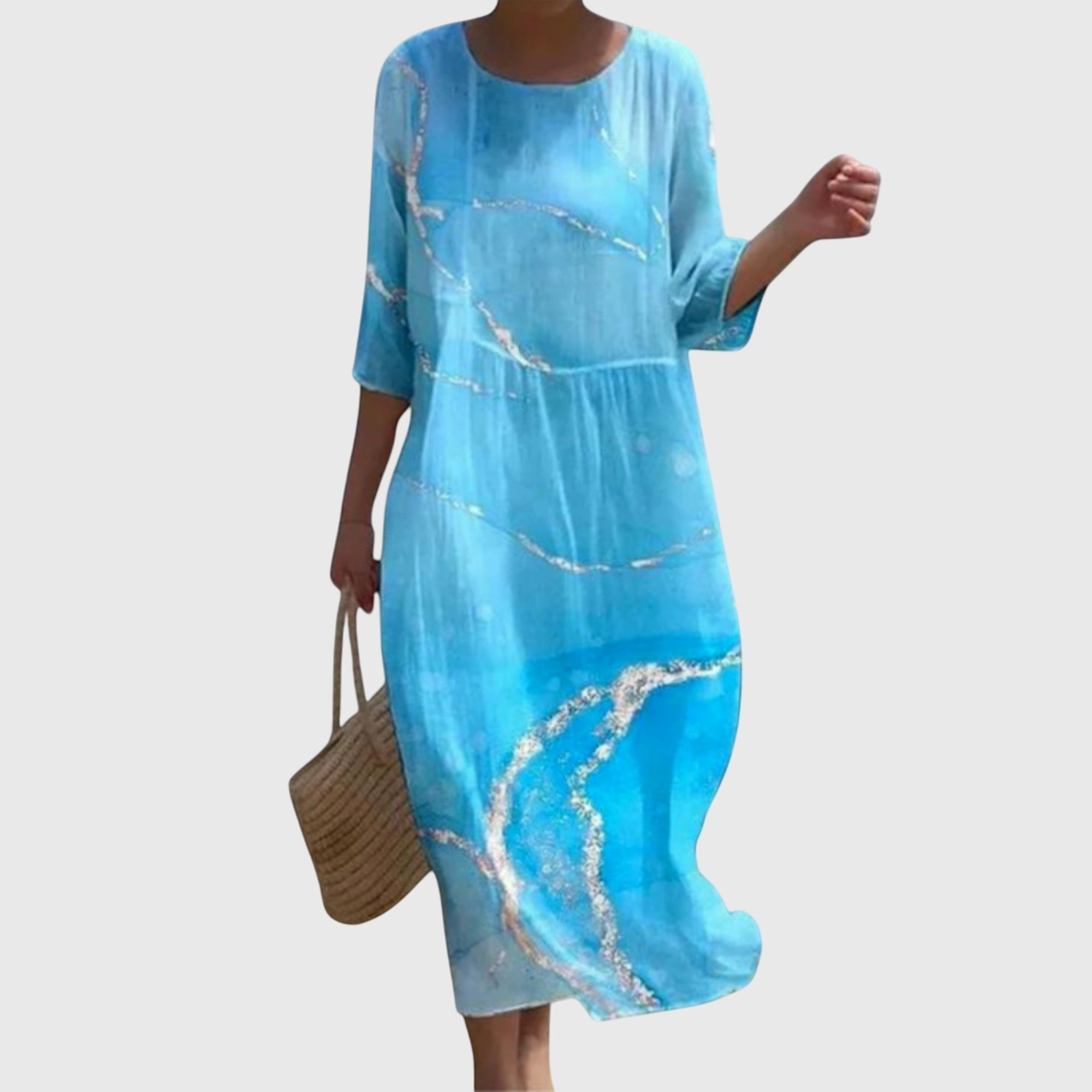 Hayley™ | Robe Maxi Fleurie Raffinée