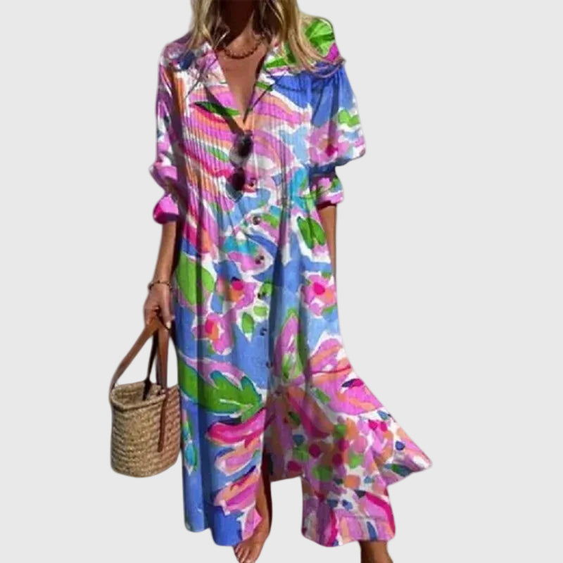 Zariah | Robe Maxi Bohème Raffinée
