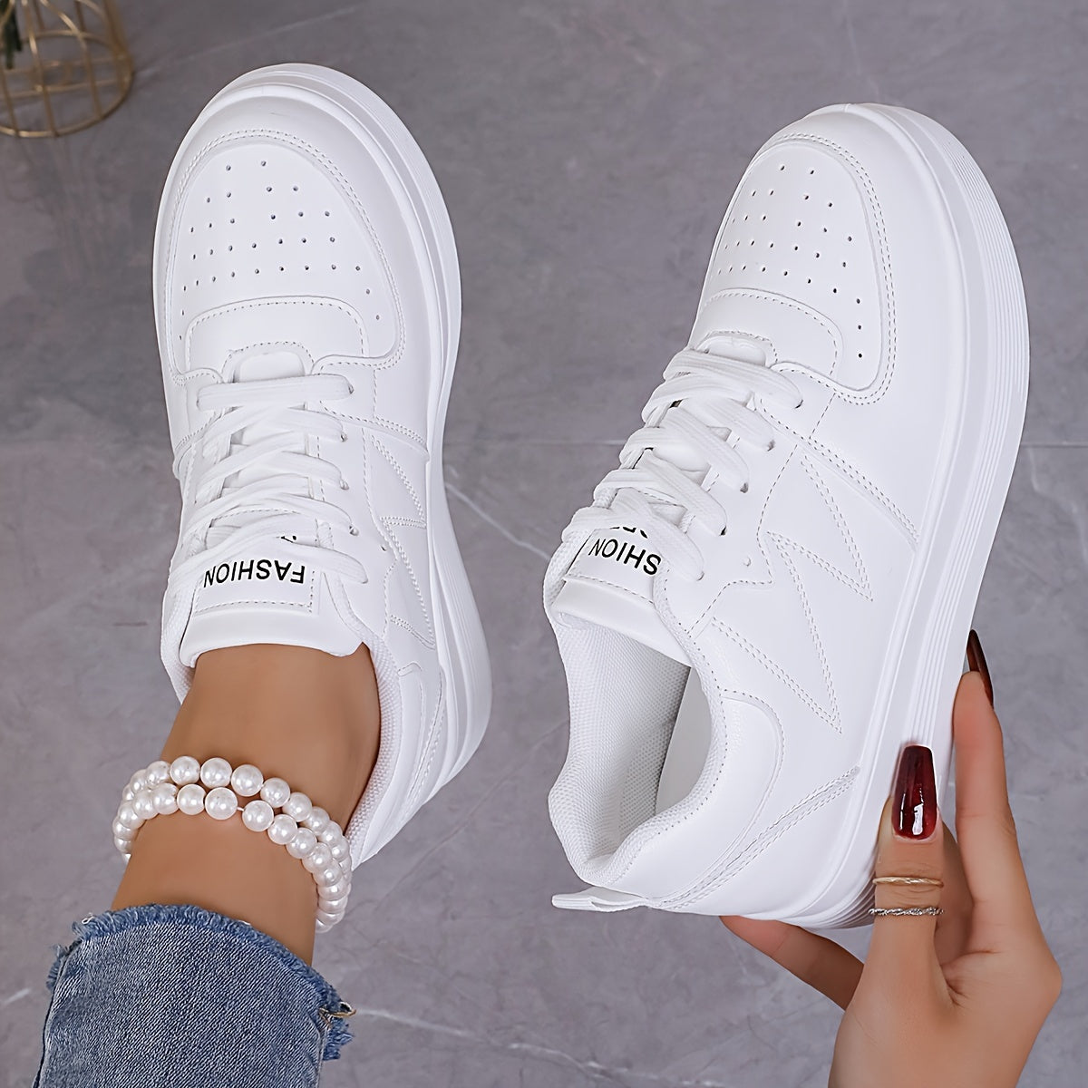 Chloé | Baskets Plateforme Raffinées