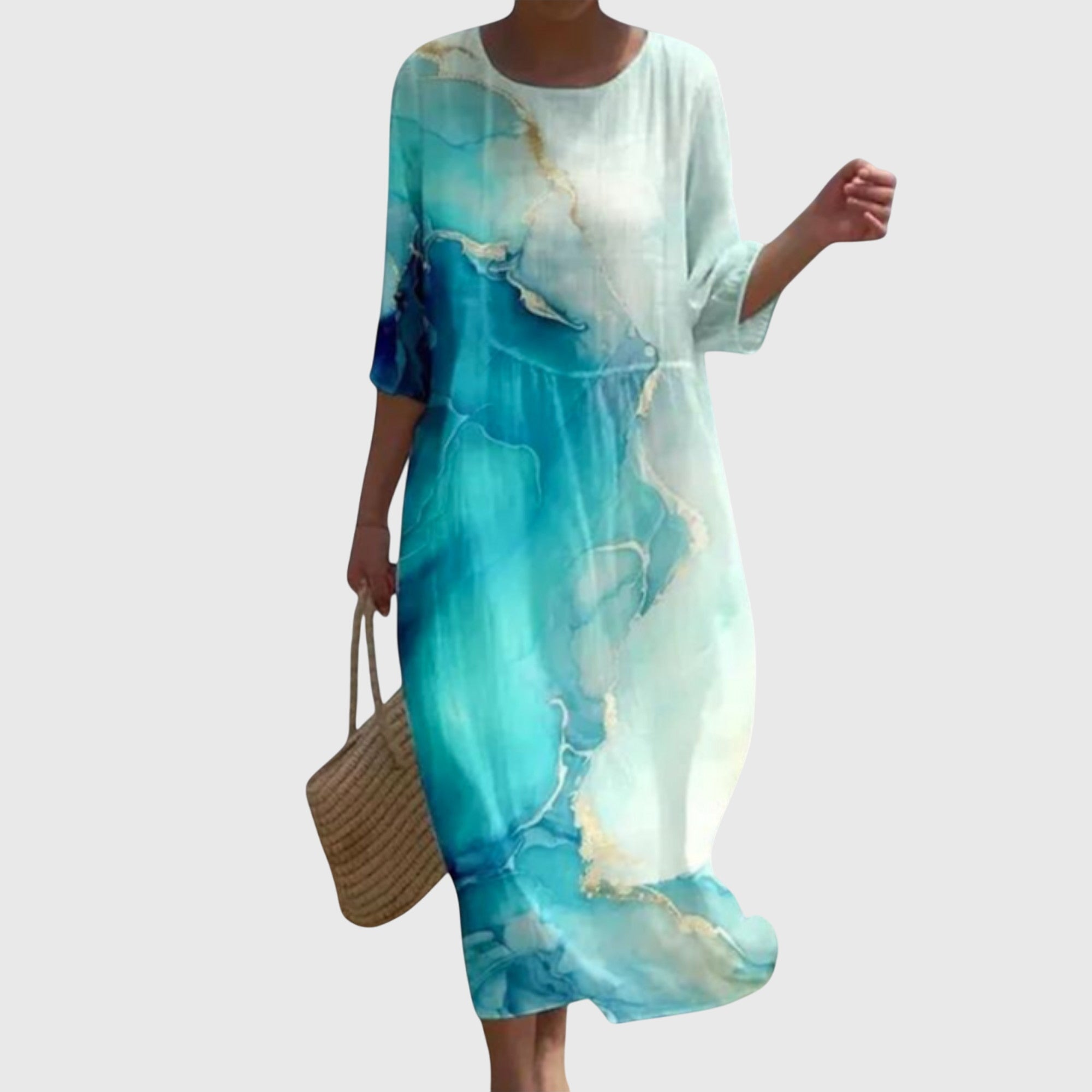 Hayley™ | Robe Maxi Fleurie Raffinée