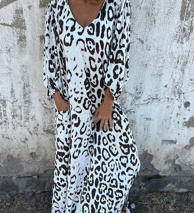 Jessa - Robe Maxi Imprimé Animal