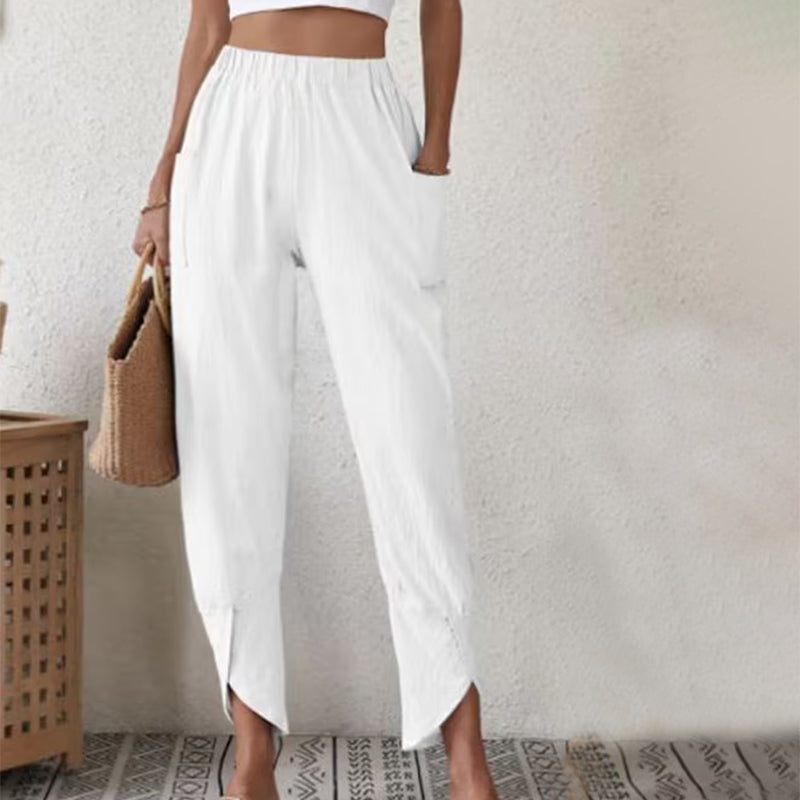 Essari - Pantalon à Ourlet Fendu