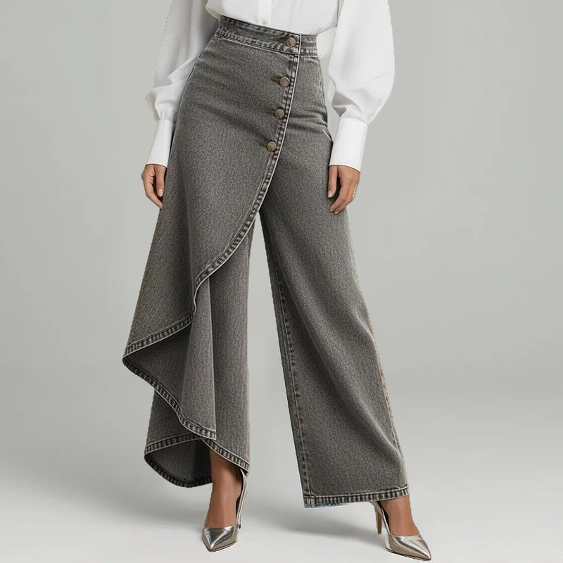 Camille | Pantalon-Jupe en Jean Confortable