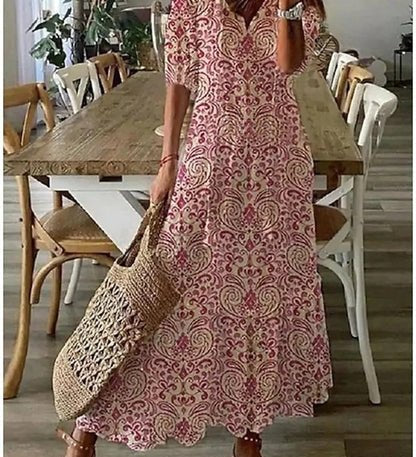 LUNA | ROBE MIDI STYLE BOHÈME DOUCE